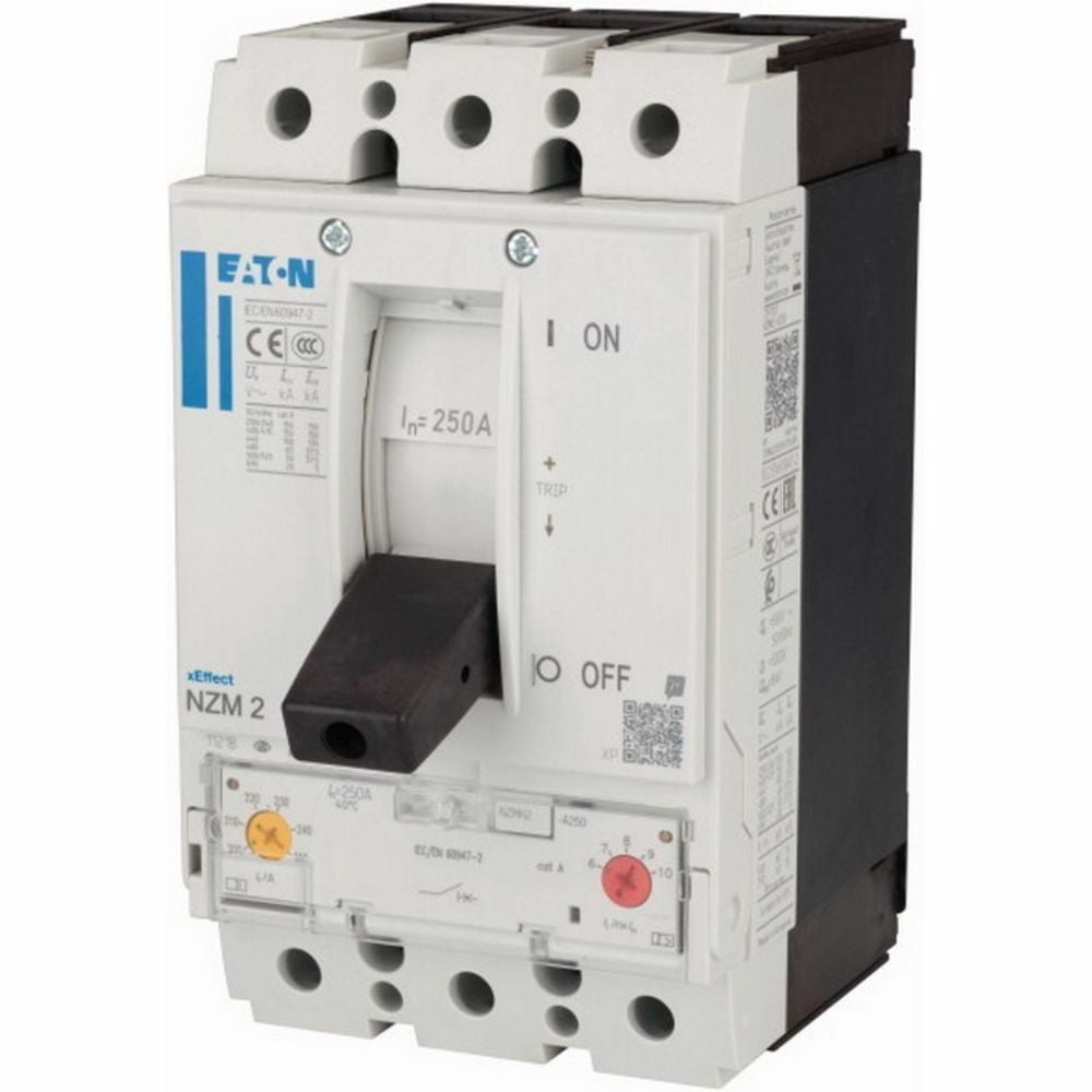 EATON NZMH2-A250 KOMPAKT ŞALTER (AYARLANABİLİR TERMİK-MANYETİK KORUMALI) 3X250A 150KA