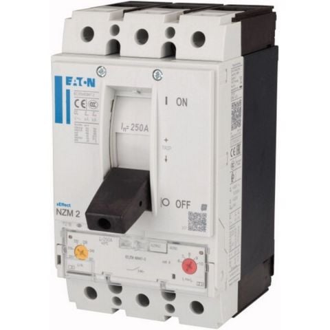 EATON NZMH2-A250 KOMPAKT ŞALTER (AYARLANABİLİR TERMİK-MANYETİK KORUMALI) 3X250A 150KA