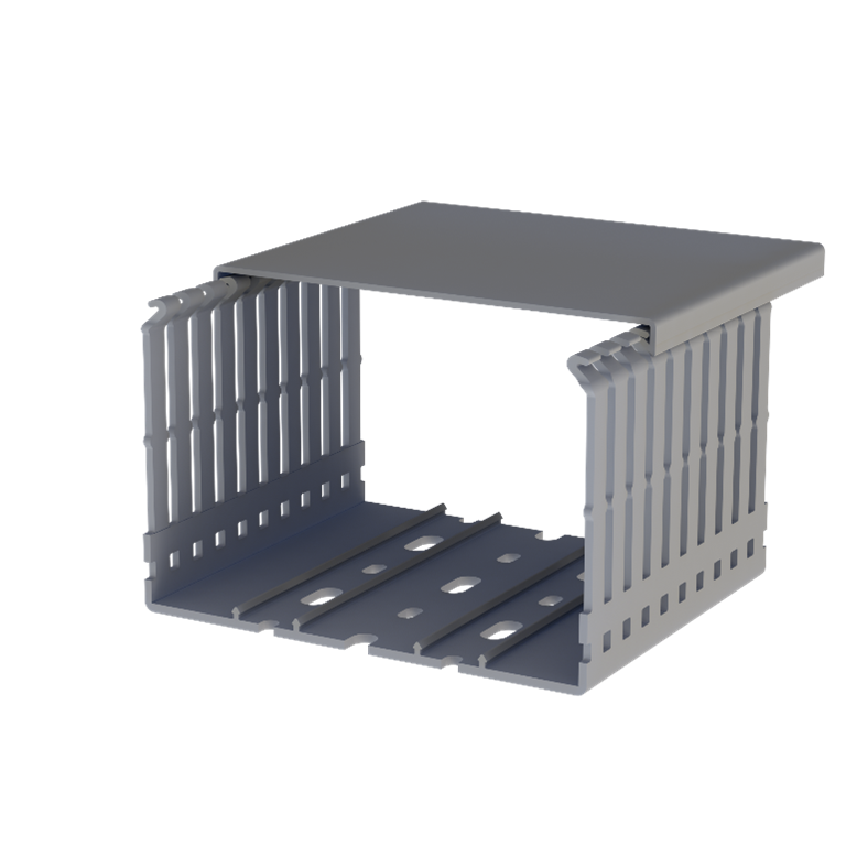 KLEMSAN KKD 1208 120X80 KABLO KANALI (GRI) 5551208 (12 ADET)