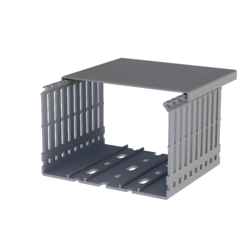 KLEMSAN KKD 1208 120X80 KABLO KANALI (GRI) 5551208 (12 ADET)