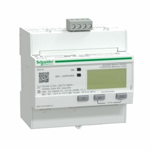 SCHNEIDER A9MEM3155 İEM3155 63A 1 DİJİTAL GİRİŞ/ÇIKIŞLI RS485 ENERJİ ÖLÇER