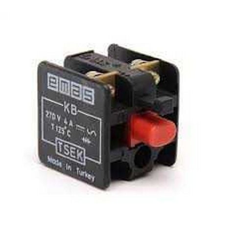 EMAS KB14B KD KONTAK BLOK ÇİFT DEVRE BUTONLUK 1NA+1NK