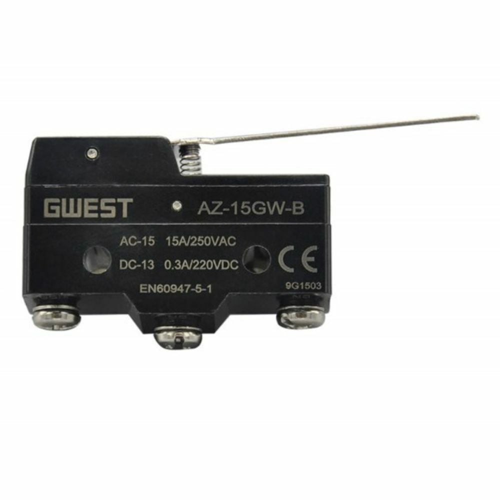 GWEST AZ-15GW-B UZUN PALET 15A 1NO + 1NC SWİTCH