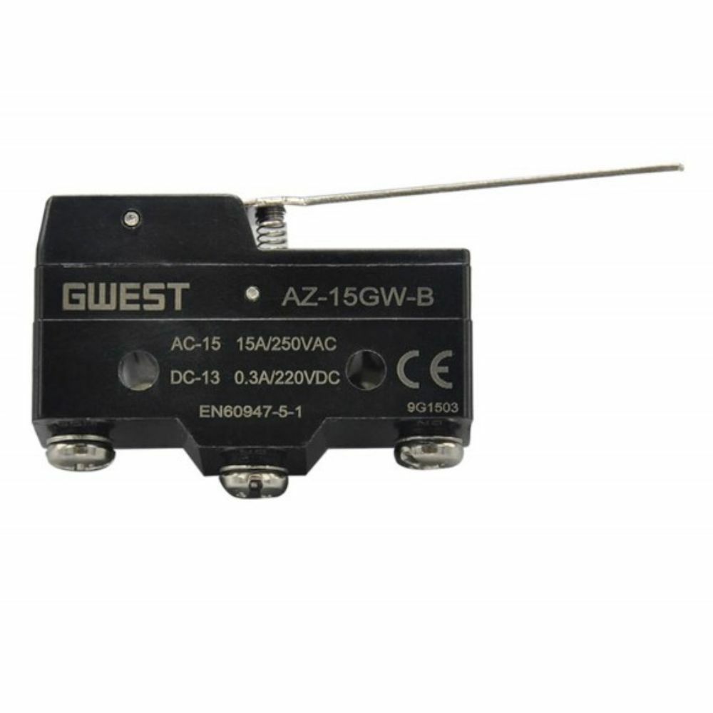 GWEST AZ-15GW-B UZUN PALET 15A 1NO + 1NC SWİTCH
