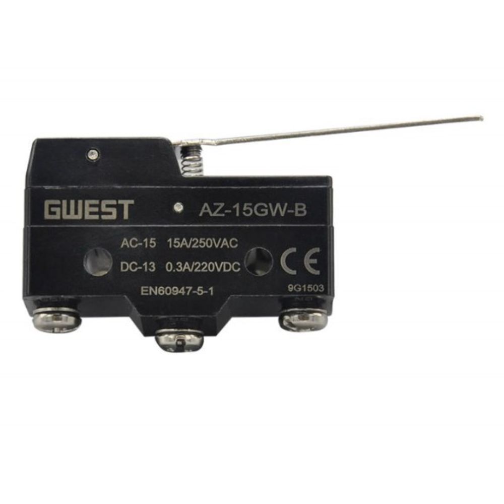 GWEST AZ-15GW-B UZUN PALET 15A 1NO + 1NC SWİTCH