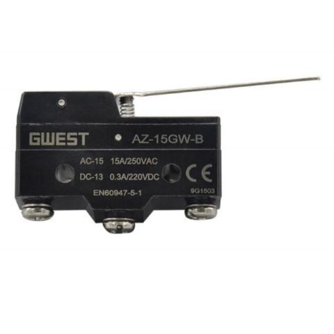 GWEST AZ-15GW-B UZUN PALET 15A 1NO + 1NC SWİTCH