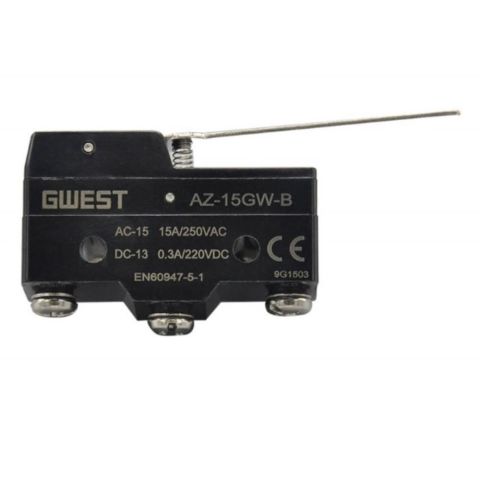 GWEST AZ-15GW-B UZUN PALET 15A 1NO + 1NC SWİTCH