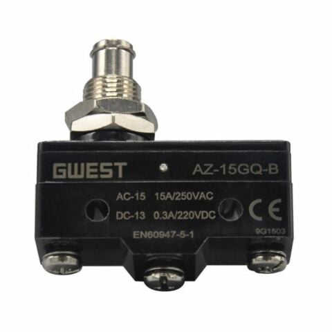 GWEST AZ-15GQ-B KALIN KISA METAL PİMLİ 15A 1NO + 1NC SWİTCH