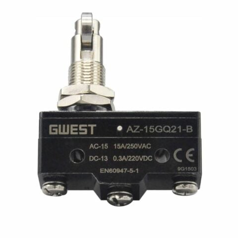 GWEST AZ-15GQ21-B YAN DİK METAL MAKARALI 15A 1NO + 1NC SWİTCH