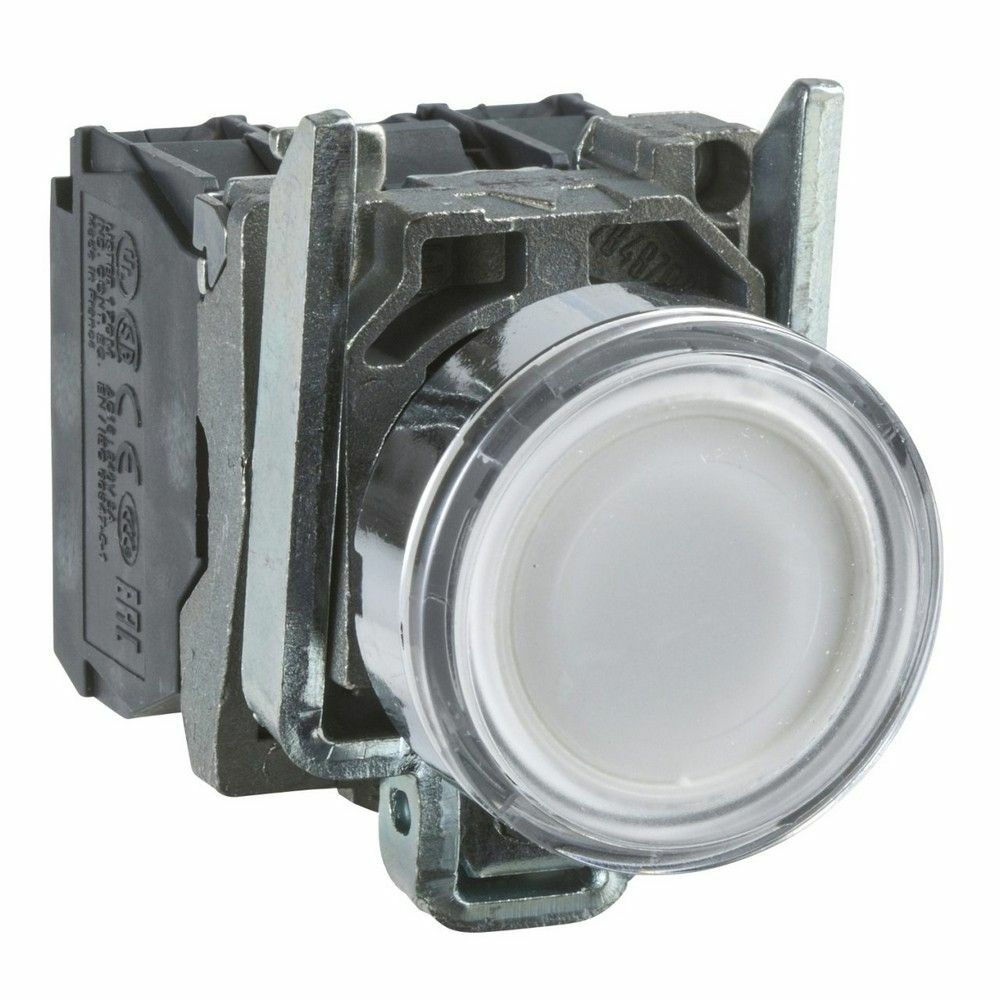SCHNEIDER IŞIKLI YAYLI BUTON BEYAZ 22 MM 230V AC LEDLİ 3389110892123