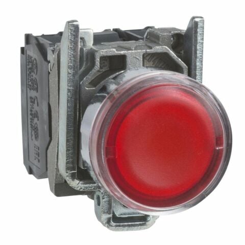 SCHNEIDER KIRMIZI SIVA ALTI EKSİKSİZ IŞIKLI BUTON ÇAP 22 YAYLI DÖNÜŞ 1NA+1NK 24V 3389110892055