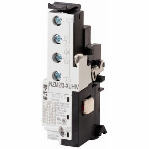 EATON NZM2/3-XUHIV24AC KOMPAKT ŞALTER AKSESUARI: ERKEN KAPAMA KONTAKLI DÜŞÜK GER.BOBİNİ NZM2/3