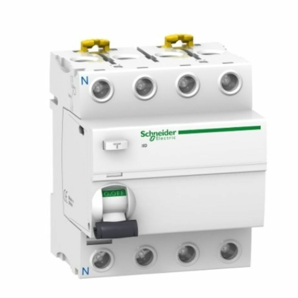 SCHNEIDER A9R11491 4X100A 30MA AC TİPİ İID KAÇAK AKIM KORUMA RÖLESİ 3606480089442