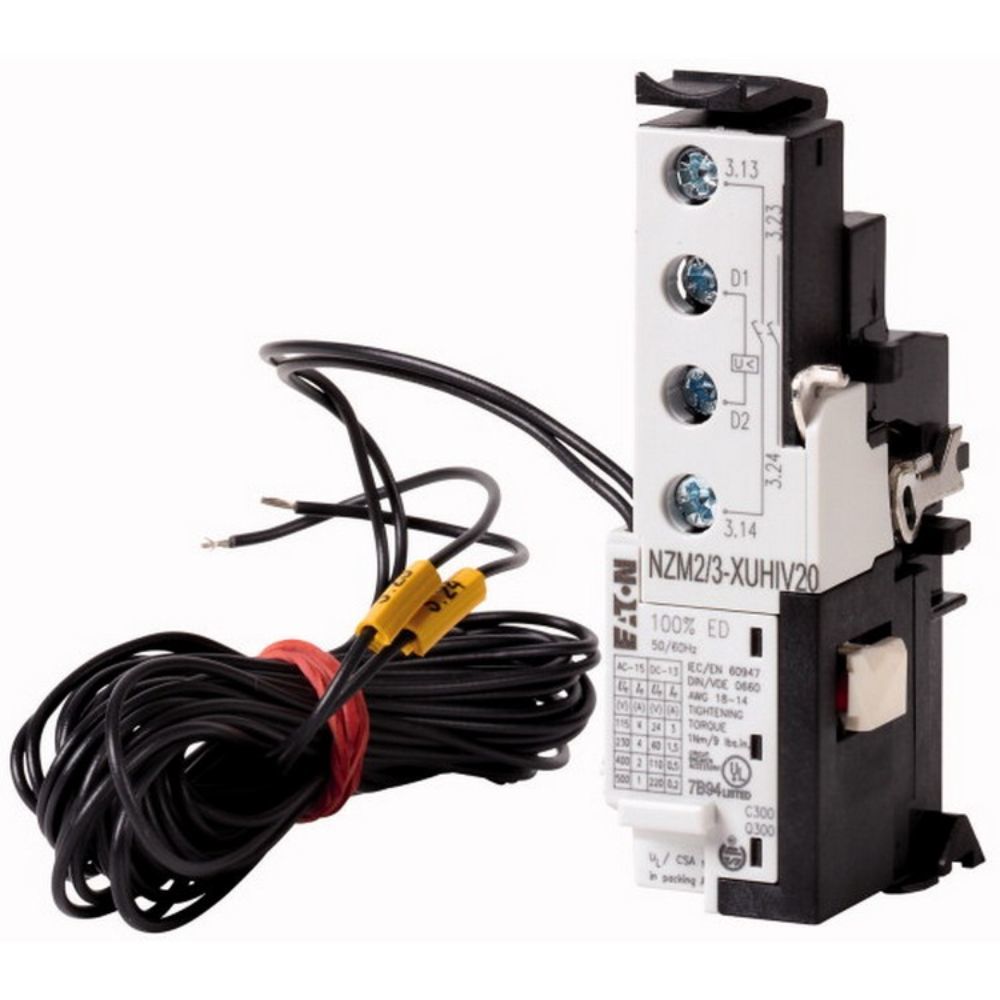 EATON NZM2/3-XUHIV20110-130AC UNDERVOLTAGE RELEASE WİTH 2 SEPARATE VHI
