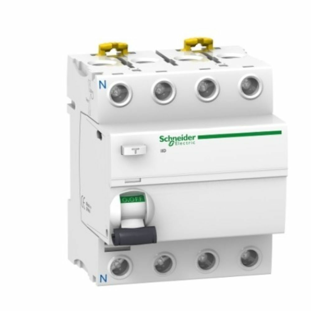 SCHNEIDER A9R14491 4X100A 300MA AC TİPİ İID KAÇAK AKIM KORUMA RÖLESİ 3606480089466