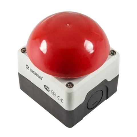 EMAS C PLASTİK 72MM MANTAR DÜĞME KIRMIZI-EMAS CP100M72K