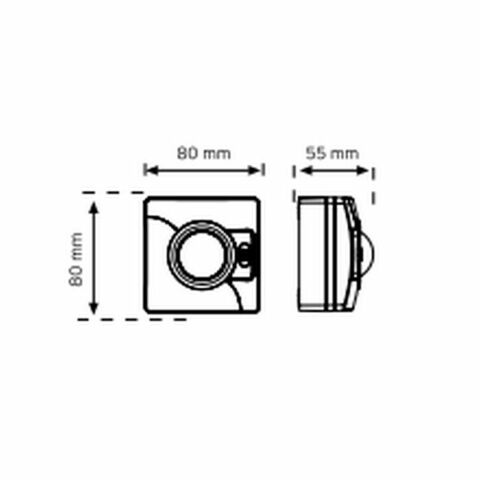 NADE 10100 360 DERECE / 180° TAVAN DUVAR SWİTCH TİPİ HAREKET SENSÖRÜ