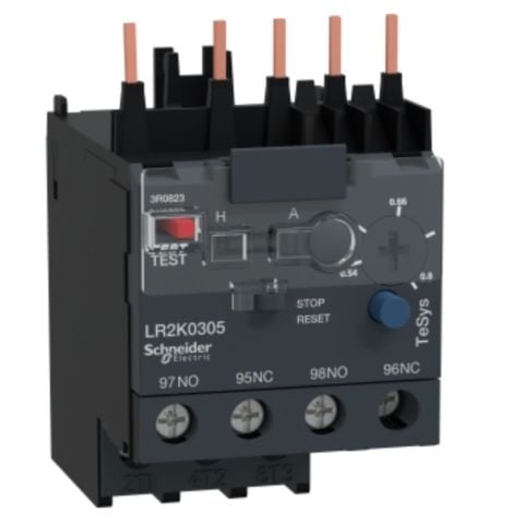SCHNEIDER 0.54-0.8A K.SERİSİ KONTAKTÖRLERİN ALTINA DİREKT MONTE TERMİK ROLE 3389110230390