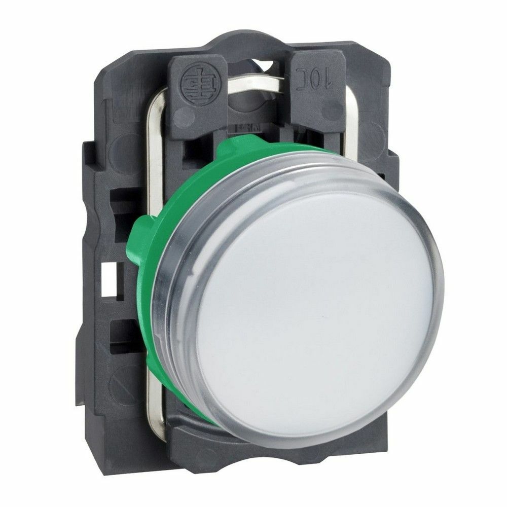 SCHNEIDER 230...240V ENTEGRE LED'Lİ BEYAZ EKSİKSİZ PİLOT IŞIĞI ÇAP 22 DÜZ LENS 3389110903843
