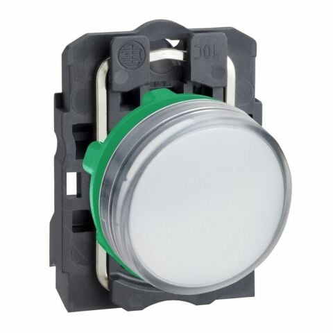 SCHNEIDER 230...240V ENTEGRE LED'Lİ BEYAZ EKSİKSİZ PİLOT IŞIĞI ÇAP 22 DÜZ LENS 3389110903843