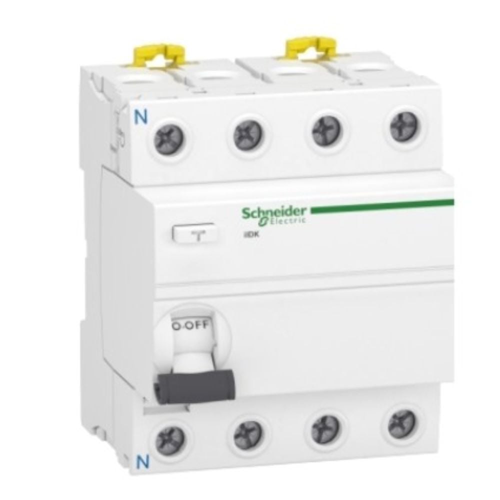 SCHNEIDER A9R75425 4X25A 300MA AC TİPİ İID KAÇAK AKIM KORUMA RÖLESİ 3606480089497