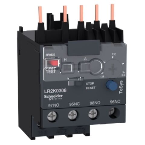 SCHNEIDER 1.8-2.6A K.SERİSİ KONTAKTÖRLERİN ALTINA DİREKT MONTE TERMİK ROLE 3389110230444
