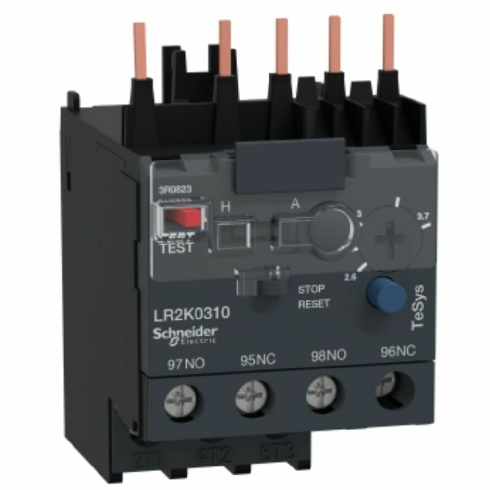 SCHNEIDER TESYS K DİFERANSİYEL TERMAL AŞIRI YÜK RÖLELERİ 2,6...3,7 A SINIF 10A 3389110230499