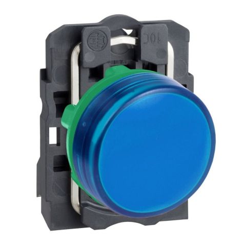 SCHNEIDER ENTEGRE LED'Lİ MAVİ EKSİKSİZ PİLOT IŞIĞI 230...240V ÇAP 22 DÜZ LENS 3389110136937