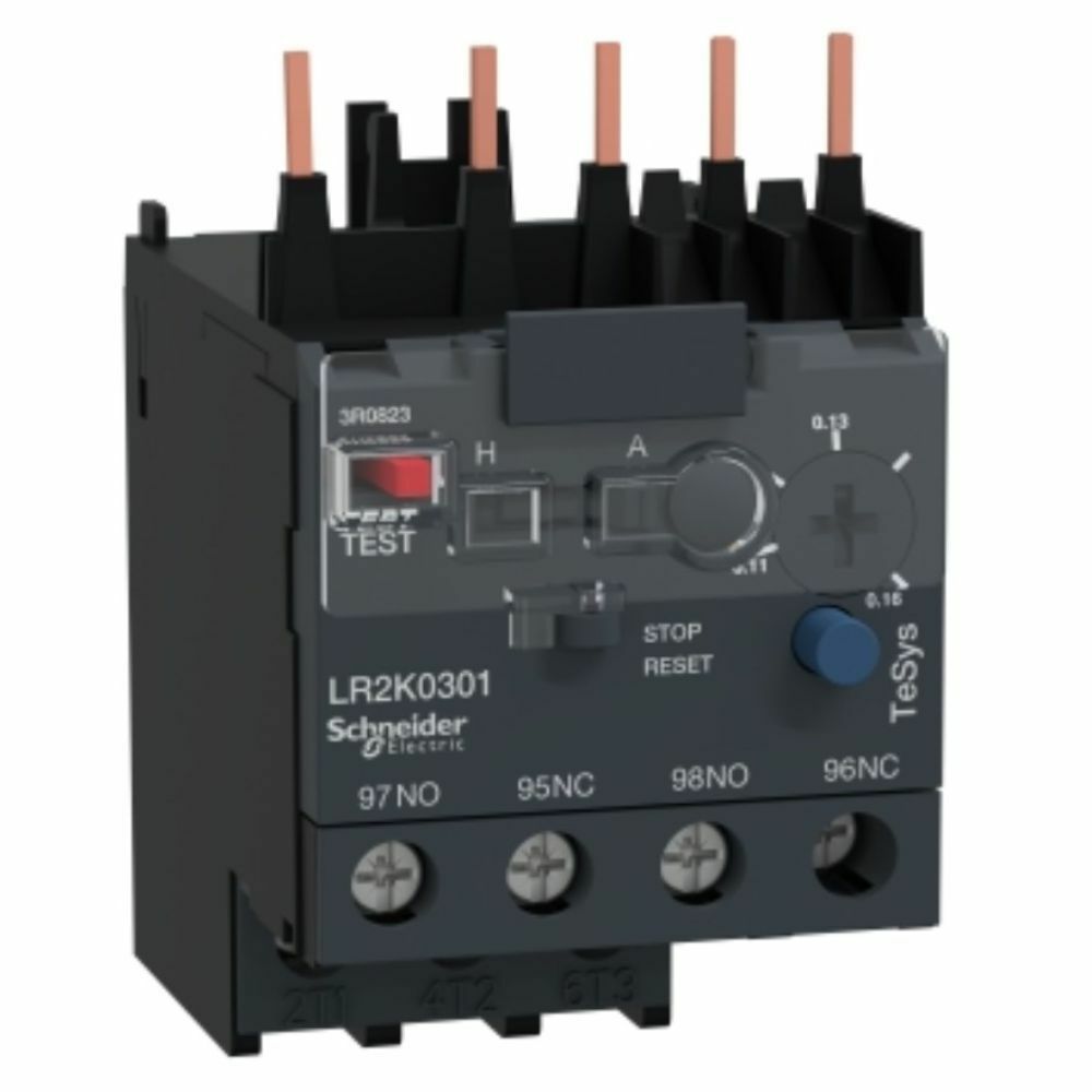 SCHNEIDER LR2K0301 TESYS K DİFERANSİYEL TERMAL AŞIRI YÜK RÖLELERİ 0,11...0,16 A SINIF 10A 3389110230352