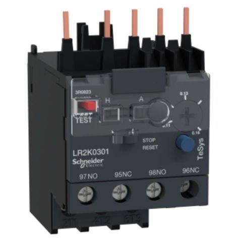 SCHNEIDER LR2K0301 TESYS K DİFERANSİYEL TERMAL AŞIRI YÜK RÖLELERİ 0,11...0,16 A SINIF 10A 3389110230352