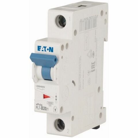 EATON PL7-B20/1 MİNYATÜR DEVRE KESİCİ - 10KA - B EĞRİSİ - 1X20A