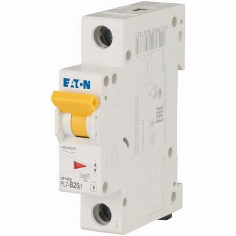 EATON PL7-B25/1 MİNYATÜR DEVRE KESİCİ - 10KA - B EĞRİSİ - 1X25A