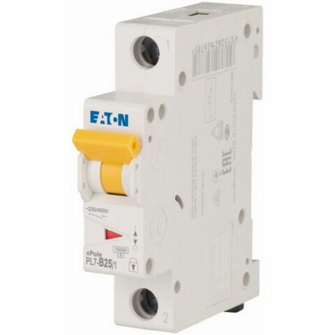 EATON PL7-B25/1 MİNYATÜR DEVRE KESİCİ - 10KA - B EĞRİSİ - 1X25A