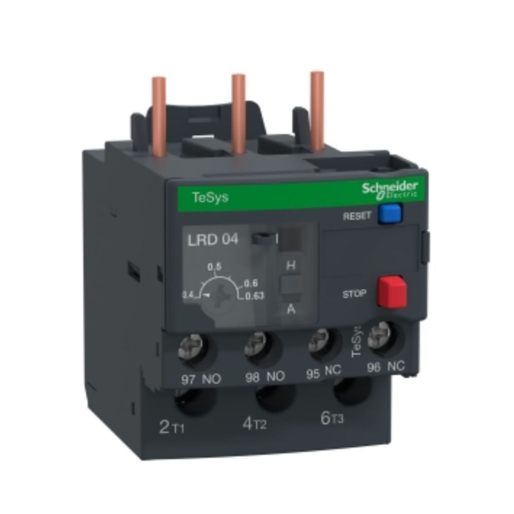 SCHNEIDER LRD04 TESYS D TERMAL AŞIRI YÜK RÖLELERİ 0,4...0,63 A SINIF 10A 3389110346749