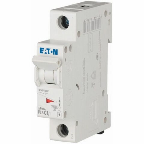 EATON PL7-C1/1 MİNYATÜR DEVRE KESİCİ - 10KA - C EĞRİSİ - 1X1A