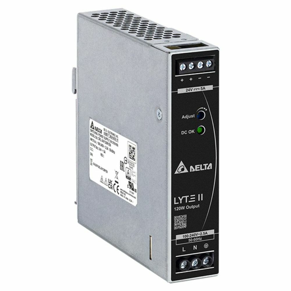 DELTA 85-264VAC 1FAZ-24V 120W 24V 5.0A ÇIKIŞLI DRL-24V120W1EN