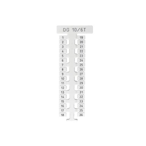 KLEMSAN 0.0.0.5.05390 DG 10/6 T (BASKISIZ) KLEMENS AKSESUARI ( 360 ADET )