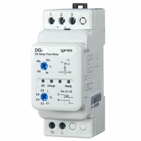 ENTES DG-06 DÜŞMEDE GECİKMELİ ZAMAN RÖLESİ 1-6 SN