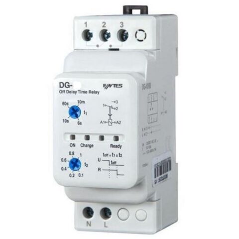 ENTES DG-06 DÜŞMEDE GECİKMELİ ZAMAN RÖLESİ 1-6 SN