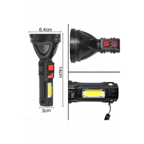 GOLD SİLVER 5W USB İLE ŞARJ EDİLEBİLEN FENER GS-830