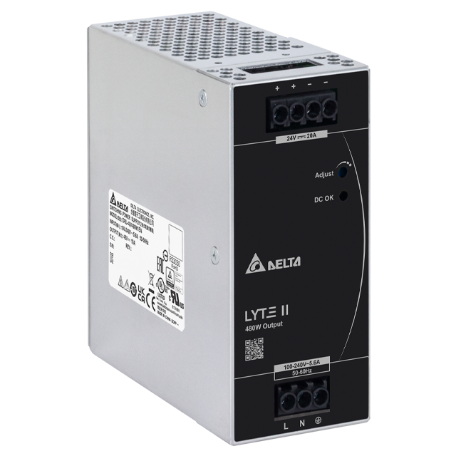 Delta DRL-24V480W1EN ,110v/220vac 24vdc/20a Güç Kaynağı