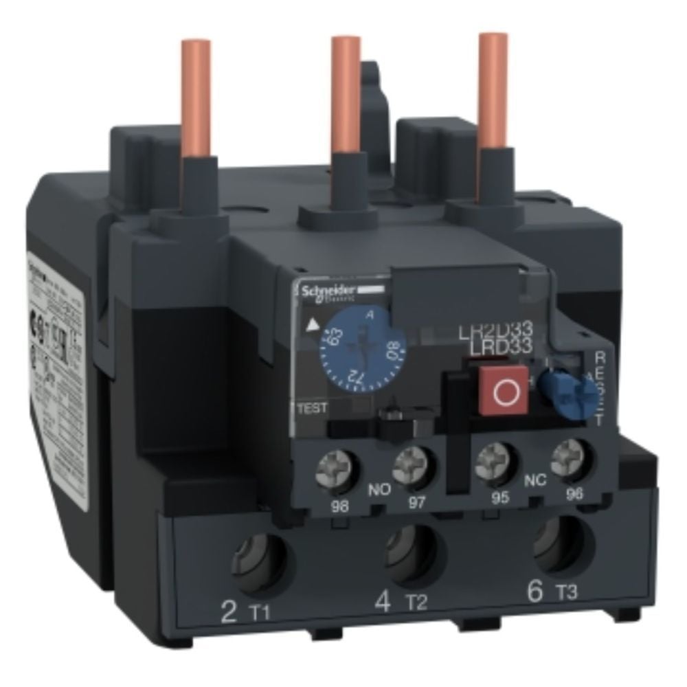 SCHNEIDER 63-80A LC1D65 VE D95 İÇİN TERMİK RÖLE 3389110520002
