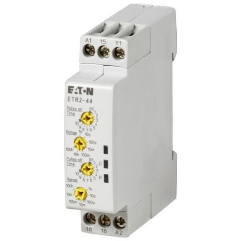 EATON ETR2-44 ELEKTRONİK ZAMAN RÖLESİ (17,5MM) - 2 HIZLI FLAŞÖR