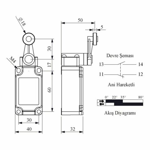 EMAS L52K13MEP121 ACISAL HARK.18 MM PLS MAK DÖNER KOL