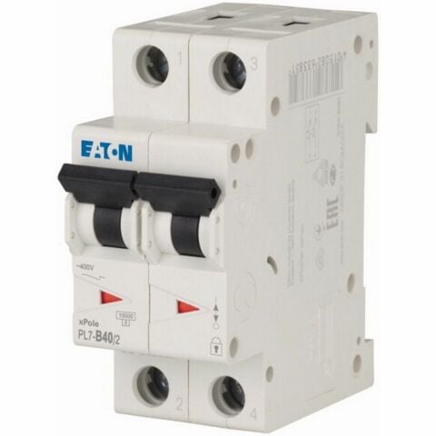 EATON PL7-B40/2 MİNYATÜR DEVRE KESİCİ - 10KA - B EĞRİSİ - 2X40A