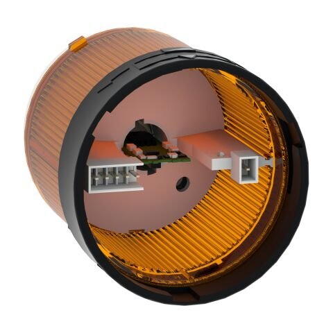 SCHNEIDER IŞIKLI KOLON ENTEGRE LEDLİ IŞIKLI TURUNCU LENS 3389110144444