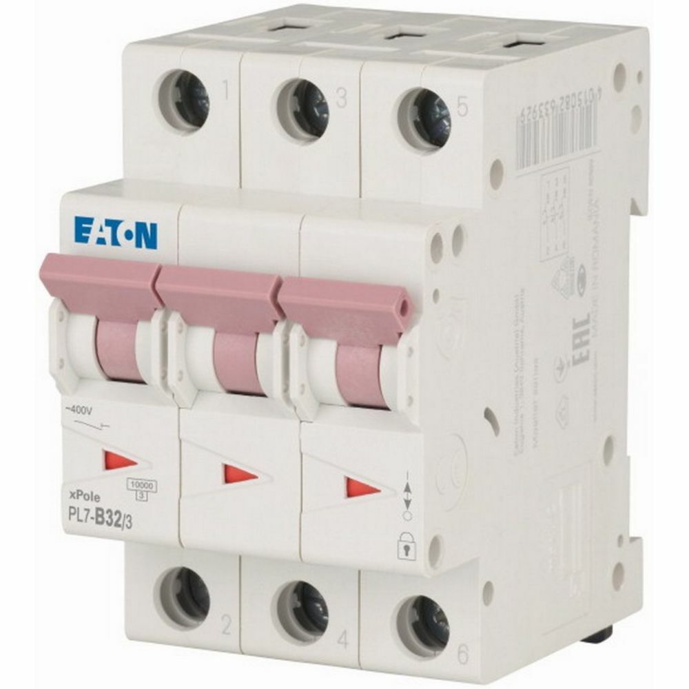 EATON PL7-B32/3 MİNYATÜR DEVRE KESİCİ - 10KA - B EĞRİSİ - 3X32A