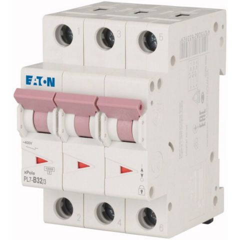 EATON PL7-B32/3 MİNYATÜR DEVRE KESİCİ - 10KA - B EĞRİSİ - 3X32A