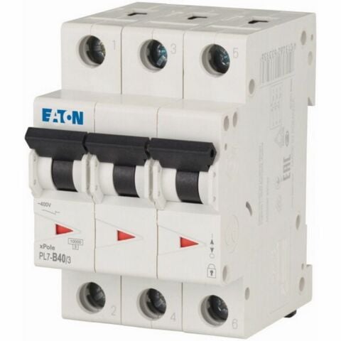EATON PL7-B40/3 MİNYATÜR DEVRE KESİCİ - 10KA - B EĞRİSİ - 3X40A