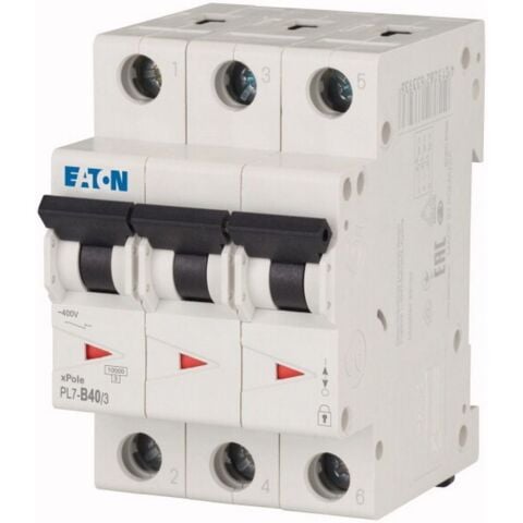 EATON PL7-B40/3 MİNYATÜR DEVRE KESİCİ - 10KA - B EĞRİSİ - 3X40A